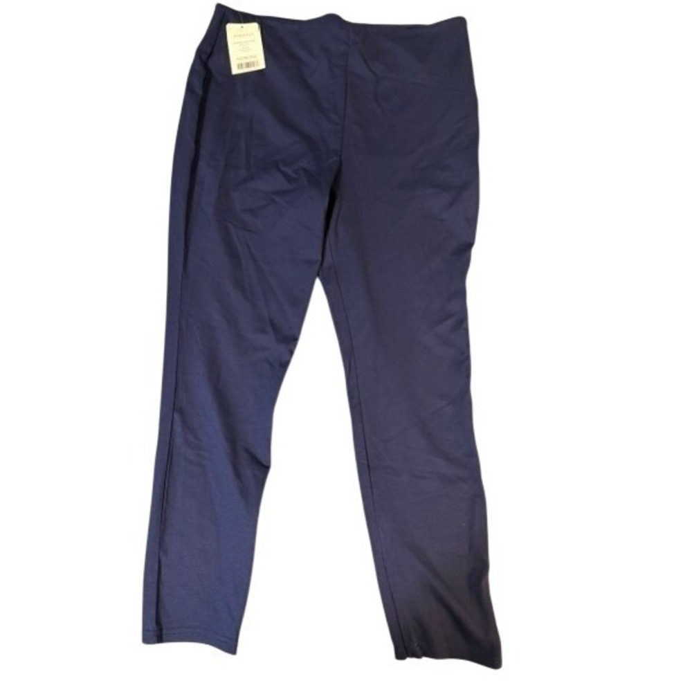 Fabletics Pants Women 3X Blue Ponte Skinny Zip-Split High Rise PT2251278-4846